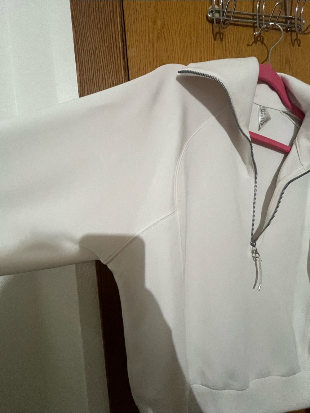 SPANX white Quarter-Zip Pullover Sweatshirt - Picture 4 of 6